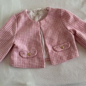 Pimk Jacket for Girls 4/6 years old with hesrt button H&M